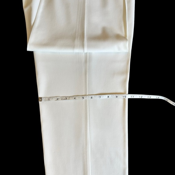 Women’s JM Collection Ivory Pleated Dress work Pants Size 12 - Picture 10 of 11